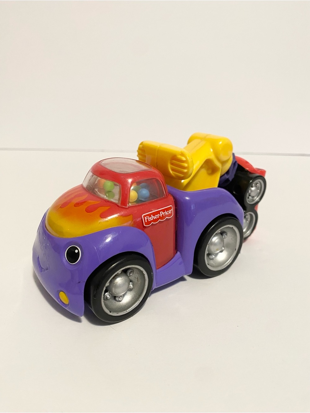Fisher Price Tug & Rumble lil' Zoomers Tow Truck Car Pull Back Baby 4/$20 🛑